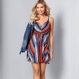 VENUS Mixed Stripe Dress